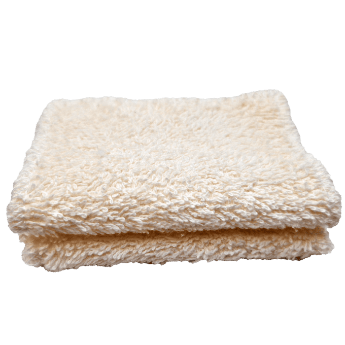 Lingette éponge en coton lot de 2 pièces